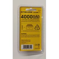 ΜΠΑΤΑΡΙΑ NITECORE 18650 / 4000mAh (τιμή τεμαχίου), NL1840R