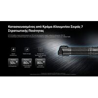ΦΑΚΟΣ LED NITECORE PRECISE P17ix, Tactical Lumin Sield, Strobe ready, 5000lm