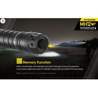 ΦΑΚΟΣ LED NITECORE MULTI TASK HYBRID MH12 V2, 1200lumens