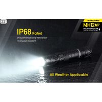 ΦΑΚΟΣ LED NITECORE MULTI TASK HYBRID MH12 V2, 1200lumens