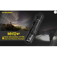 ΦΑΚΟΣ LED NITECORE MULTI TASK HYBRID MH12 V2, 1200lumens