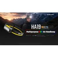 ΦΑΚΟΣ LED NITECORE HEADLAMP HA19, 600 lumens MCT, RGB, CRI