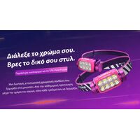 ΦΑΚΟΣ LED NITECORE HEADLAMP UT6, Color temperatures 100-mile trail running headlamp