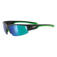 ΓΥΑΛΙΑ ΗΛΙΟΥ UVEX SPORTSTYLE 215 BLACK MAT GREEN S5306172716