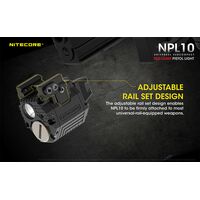 ΦΑΚΟΣ LED NITECORE NPL10, Set με μπαταρια CR2