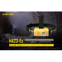 ΦΑΚΟΣ LED NITECORE HEADLAMP HA23-EX, Explosion proof