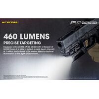 ΦΑΚΟΣ LED NITECORE NPL20, Set με μπαταρια CR123