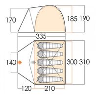 ΣΚΗΝΗ 5 ΑΤΟMΩΝ VANGO BERKELEY 500 EPSOM