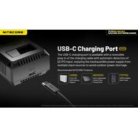 ΦΟΡΤΙΣΤΗΣ NITECORE Ci2, Δύο Θέσεων