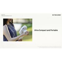 ΑΝΕΜΙΣΤΗΡΑΣ ΠΟΛΥΧΡΗΣΤΙΚΟΣ NITECORE NEF10 Grey