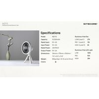 ΑΝΕΜΙΣΤΗΡΑΣ ΠΟΛΥΧΡΗΣΤΙΚΟΣ NITECORE NEF10 Grey