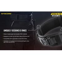 ΖΩΝΗ NITECORE Tactical belt pad, Lightweight, Black, XL