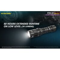 ΦΑΚΟΣ LED NITECORE PRECISE P20I UV, Tactical, Strobe Ready