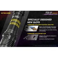 ΦΑΚΟΣ LED NITECORE PRECISE P20I UV, Tactical, Strobe Ready