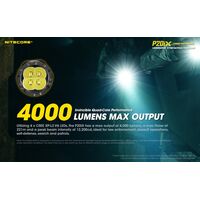 ΦΑΚΟΣ LED NITECORE PRECISE P20ix, Tactical, Strobe Ready