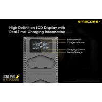 ΦΟΡΤΙΣΤΗΣ NITECORE UCN4 PRO για CANON LP-E4, LP-E4N, LP-E19
