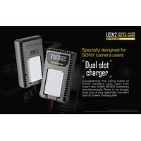 ΦΟΡΤΙΣΤΗΣ NITECORE USN2 για SONY