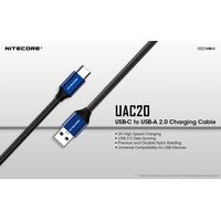 ΚΑΛΩΔΙΟ USB-C to USB-A 2.0, 3A,  NITECORE, UAC20
