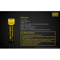 ΜΠΑΤΑΡΙΑ NITECORE 18650 / 2300mAh