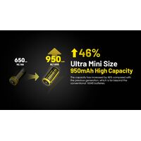 ΜΠΑΤΑΡΙΑ NITECORE RCR123A / 950mAh (τιμή τεμαχίου)