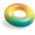 Rainbow Ombre Tube 58202