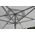 Ομπρέλα Παραλίας/Κήπου Escape 2.4m 6 Ακτίνες Silver Grey 12206