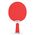 Ρακέτα Ping Pong Εξωτερικού Χώρου STAG Halo Κόκκινη 42523