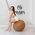 Κάλυμμα για Μπάλα Γυμναστικής AMILA GYMBALL 75cm Sueded Καφέ 96792