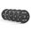 Δίσκος AMILA Black W Bumper Slim 50mm 10Kg 84842