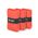 Ταινία Λαβής Ρακετών AMILA Overgrip Coral Red 3 Τεμ 45794