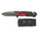 ΣΟΥΓΙΑΣ K25,Tactical pocket knife,Rubbered aluminium/red,9.4 cm , 19653