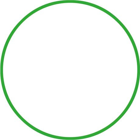 Χούλα-Χουπ 76cm - Φ18mm - 185gr, Πράσινο 48164