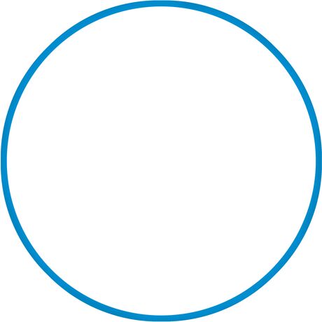 Χούλα-Χουπ 76cm - Φ18mm - 185gr, Μπλε 48160