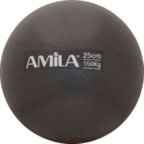 Μπάλα Γυμναστικής AMILA Pilates Ball 25cm Μαύρη 95816