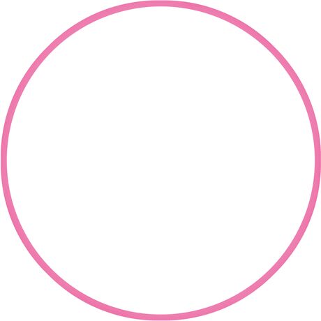Χούλα-Χουπ HQ 70cm - Φ19mm - 280gr, Ροζ 98808