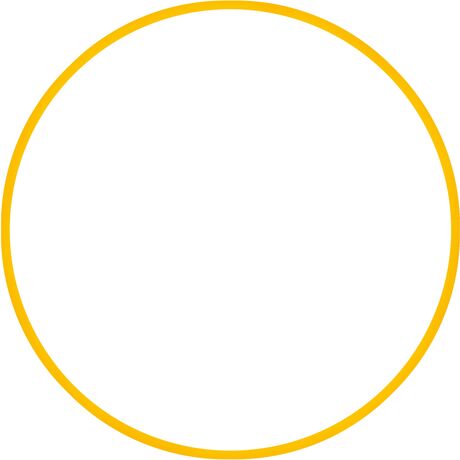 Χούλα Χουπ HQ 80cm - Φ19mm - 330gr, Κίτρινο 98820