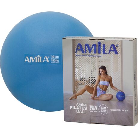 Μπάλα Γυμναστικής AMILA Pilates Ball 19 cm Μπλε 48400