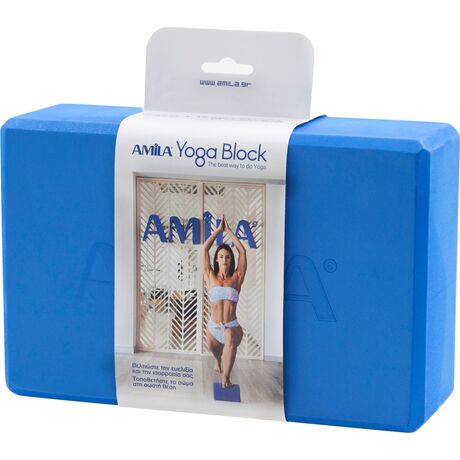 Τούβλο Yoga AMILA Brick Μπλε 96840 Τούβλο Yoga AMILA Brick Μπλε 96840