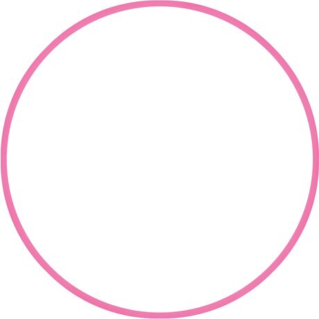 Χούλα Χουπ HQ 80cm - Φ19mm - 330gr, Ροζ 98816