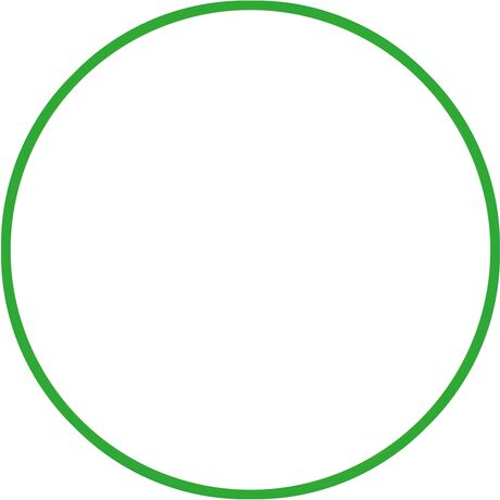 Χούλα-Χουπ 60cm - Φ18mm - 155gr, Πράσινο 48170