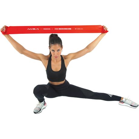 Λάστιχο Αντίστασης AMILA GymBand 2.5m Medium 48187