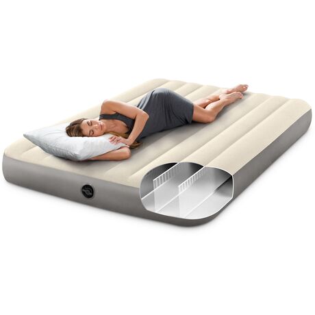 Φουσκωτό Στρώμα Ύπνου Intex Single-High Queen 64103