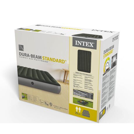 Φουσκωτό Στρώμα Ύπνου Intex Downy Full 64762