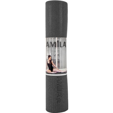 Στρώμα Yoga 6mm Μαύρο 81703
