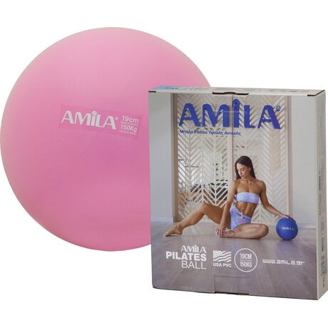 Μπάλα Γυμναστικής AMILA Pilates Ball 19cm Ροζ 95803 Μπάλα Γυμναστικής AMILA Pilates Ball 19cm Ροζ 95803