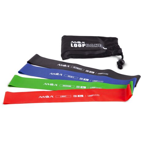 Set Λάστιχα Αντίστασης AMILA SMALL LOOPBAND (Light - Ultimate) 96605