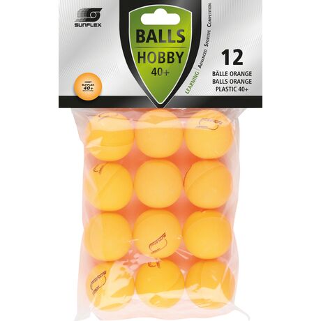 Μπαλάκια Ping Pong Sunflex Hobby PVC 12 Τεμάχια Πορτοκαλί 97261 Μπαλάκια Ping Pong Sunflex Hobby PVC 12 Τεμάχια Πορτοκαλί 97261