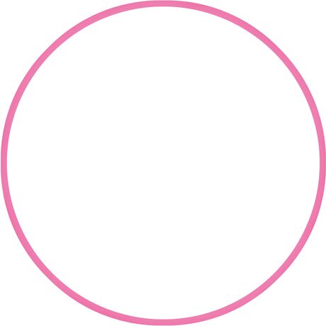 Χούλα-Χουπ HQ 60cm - Φ19mm - 230gr, Ροζ 98802