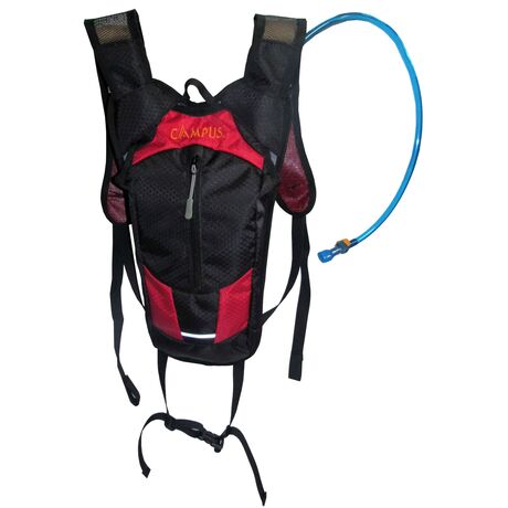 CAMPUS ΣΑΚΙΔΙΟ BIKE 6 Lt,  ΜΑΥΡΟ-ΚΟΚΚΙΝΟ-ΠΕΡΙΕΧΕΙ ΣΑΚΟ ΝΕΡΟΥ 1,5 Lt.
