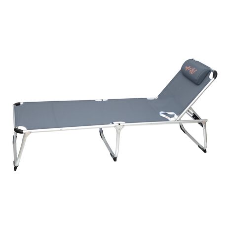 myResort ΞΑΠΛΩΣΤΡΑ ΡΑΒΔΩΤΗ ΑΛΟΥΜΙΝΙΟΥ ΓΚΡΙ KING SIZE ΠΤΥΣΣΟΜΕΝΗ  ΤΕΧΤ 2x1